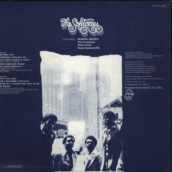 The Softones - The Softones | Avco (AV-11011-598) - 2