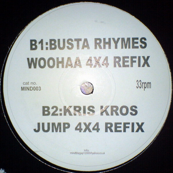 Various - 4x4 Refix EP | Mind The Gap (MIND003) - 2 Various - 4x4 Refix EP | Mind The Gap (MIND003) - 2