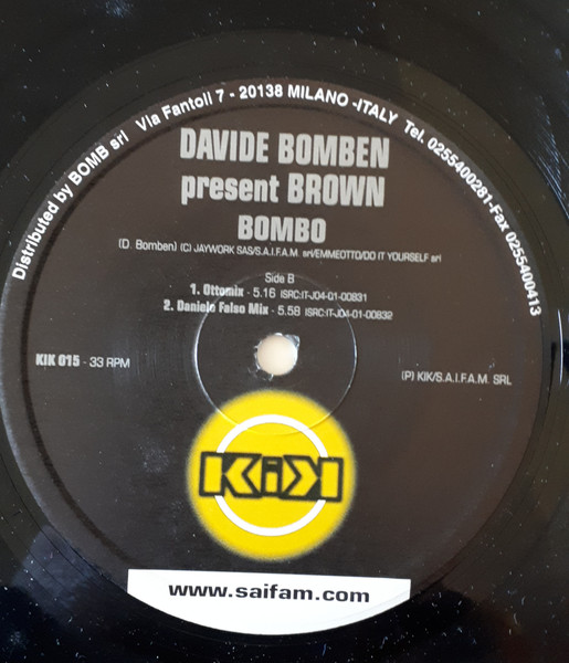 Davide Bomben Present Brown - Bombo | KIK (KIK 015) - 3 Davide Bomben Present Brown - Bombo | KIK (KIK 015) - 3