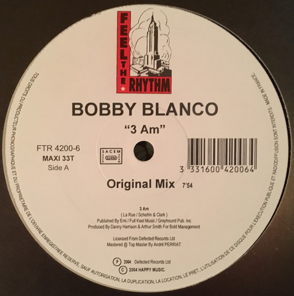 Bobby Blanco - 3 AM | Feel The Rhythm (FTR 4200-6) - 3