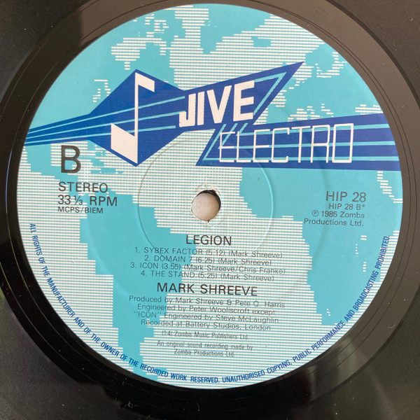 Mark Shreeve - Legion | Jive Electro (HIP 28) - 4