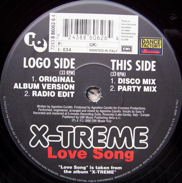 X-Treme - Love Song | Dance Factory (8 86062 6)
