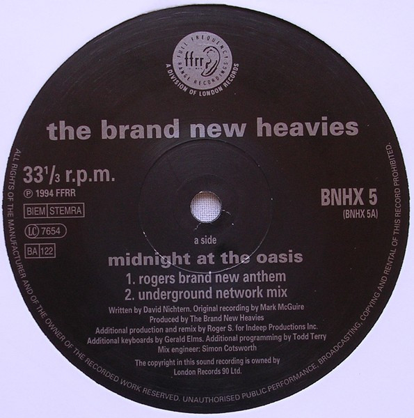 The Brand New Heavies - Midnight At The Oasis | FFRR (BNHX 5) - 3