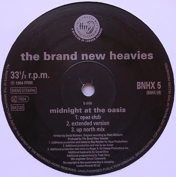 The Brand New Heavies - Midnight At The Oasis | FFRR (BNHX 5) - 4