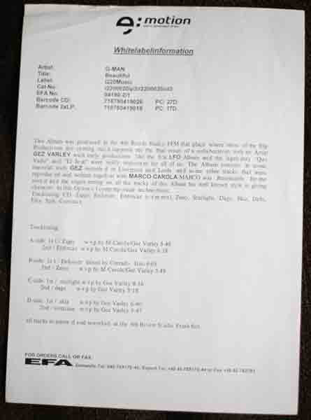 G-Man - Beautiful | i220 (i2200020lp3)