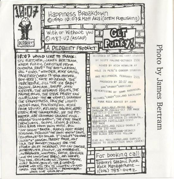 Ten-O-Seven - Happiness Breakdown | Ded Beet Records (DedB17) - 3