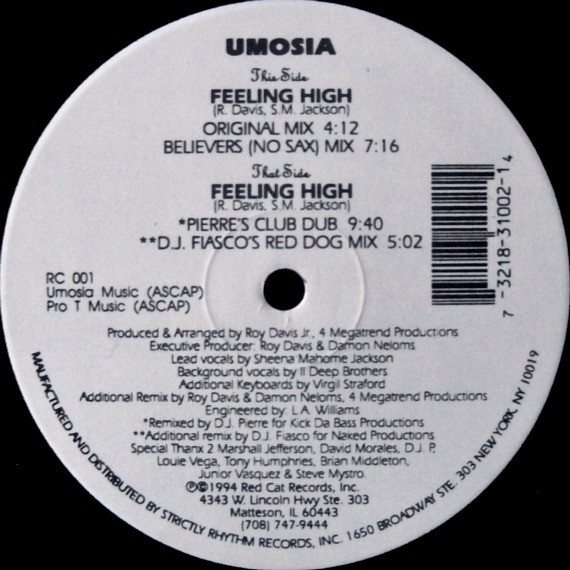 Umosia - Feeling High | Red Cat Records (RC 001)