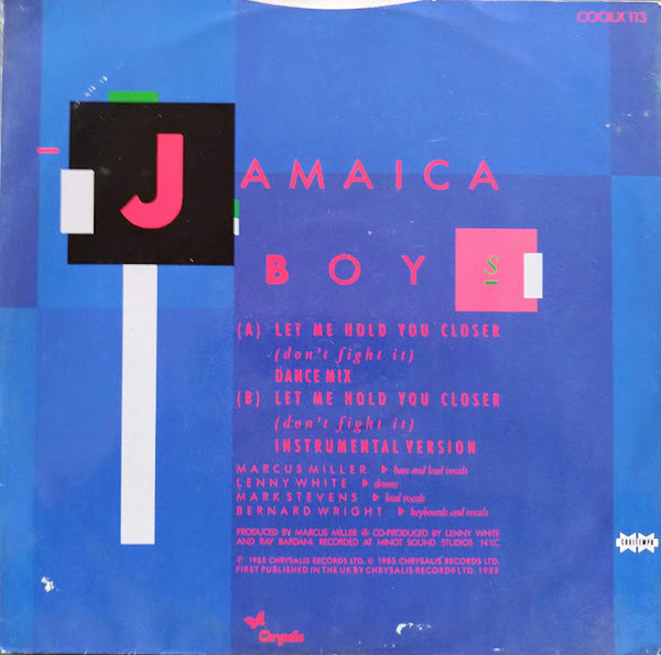 The Jamaica Boys - Let Me Hold You Closer (Don't Fight It) (Dance Mix) | Cooltempo (COOLX 113) - 2 The Jamaica Boys - Let Me Hold You Closer (Don't Fight It) (Dance Mix) | Cooltempo (COOLX 113) - 2