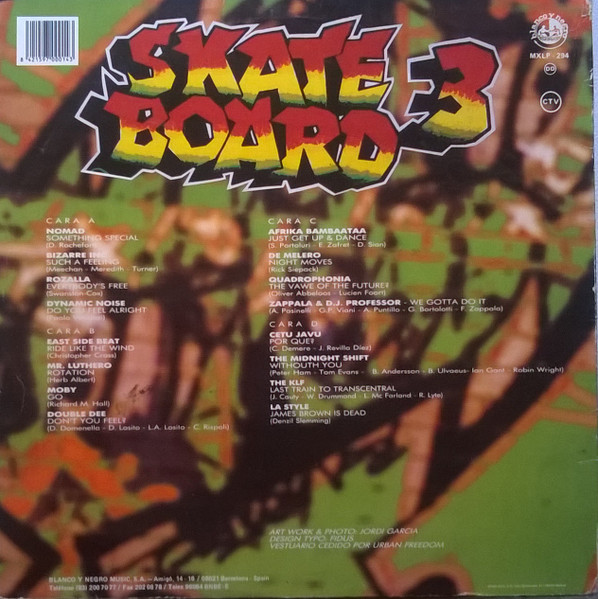 Various - Skate Board 3 | Blanco Y Negro (MXLP-294) - 4 Various - Skate Board 3 | Blanco Y Negro (MXLP-294) - 4