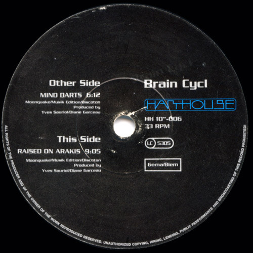 Brain Cycl - Mind Darts | Harthouse (HH10"-006) - main