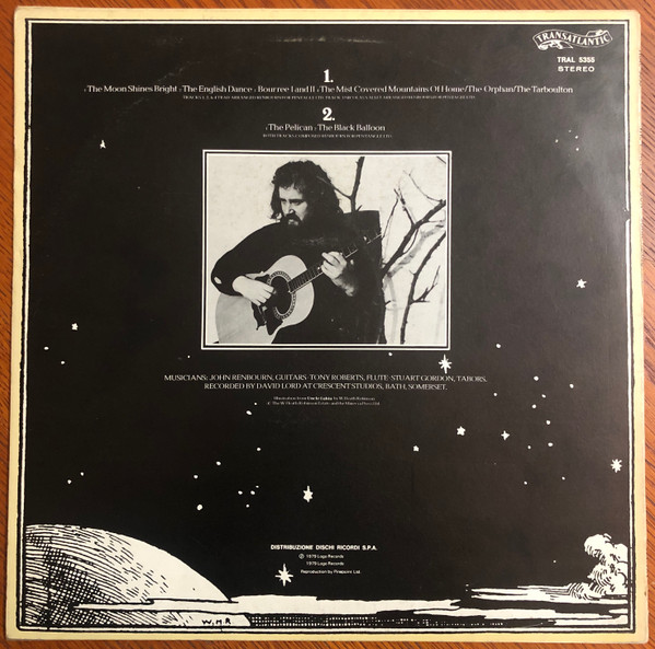 John Renbourn - The Black Balloon | Transatlantic Records (TRAL 5355) - 2