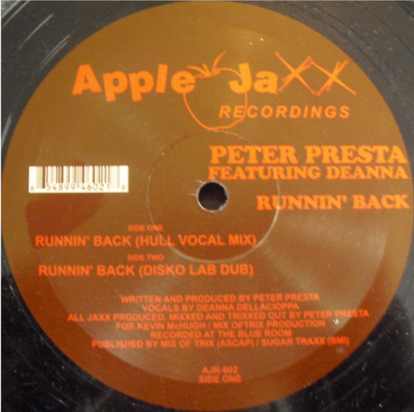 Peter Presta - Runnin' Back | Apple Jaxx Recordings (AJR602)
