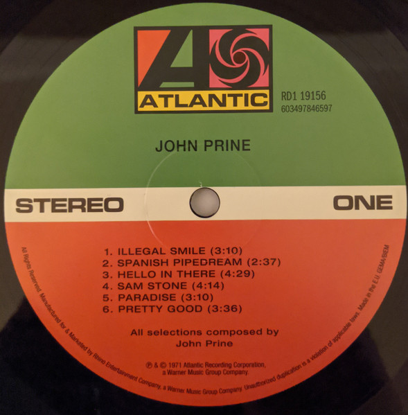 John Prine - John Prine | Atlantic (RD1 19156) - 3