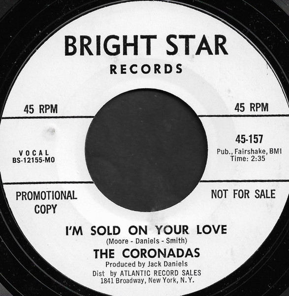 The Coronadas - You Can Do Me Some Good / I'm Sold On Your Love | Bright Star (45-157) - 2