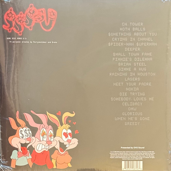 PARTYNEXTDOOR & Drake - $ome $exy $ongs 4 U | OVO Sound (0808391287563) - 2