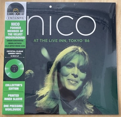 Nico - At the Live Inn, Tokyo '86 | Culture Factory LMLR (783 748)