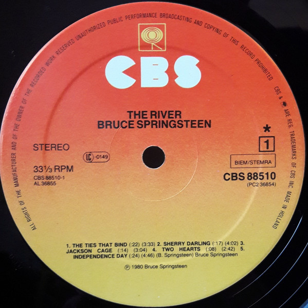 Bruce Springsteen - The River | CBS (CBS 88510) - 3 Bruce Springsteen - The River | CBS (CBS 88510) - 3