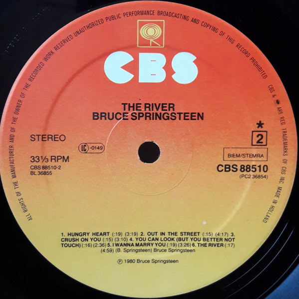 Bruce Springsteen - The River | CBS (CBS 88510) - 4 Bruce Springsteen - The River | CBS (CBS 88510) - 4
