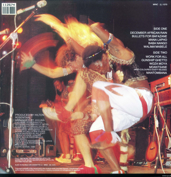 Juluka - Work For All | MINC (MINC (L) 1070) - 2