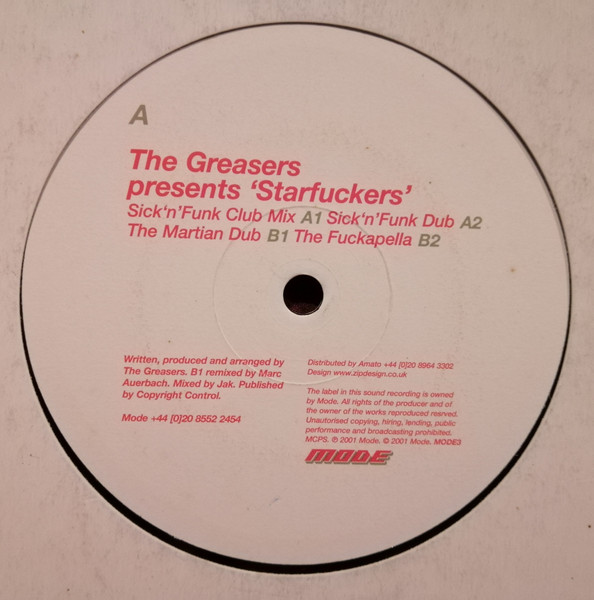Greasers - Starfuckers | Mode (MODE3) - main