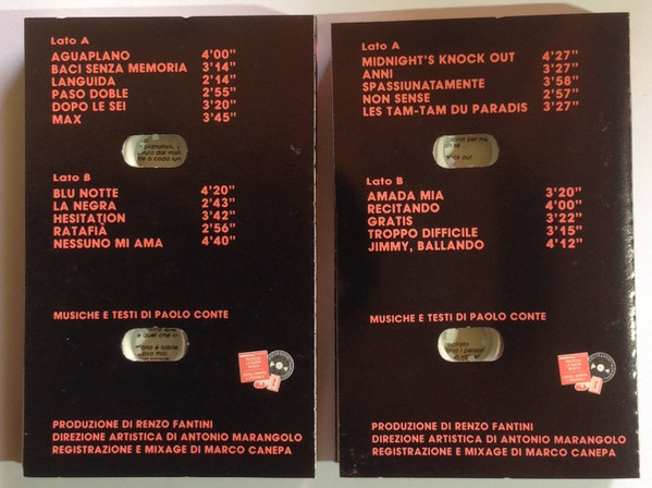 Paolo Conte - Aguaplano | CGD (30 CGD 21220)