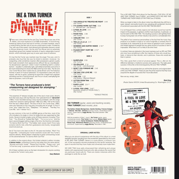 Ike & Tina Turner - Dynamite! | WaxTime 500 (408734) - 2