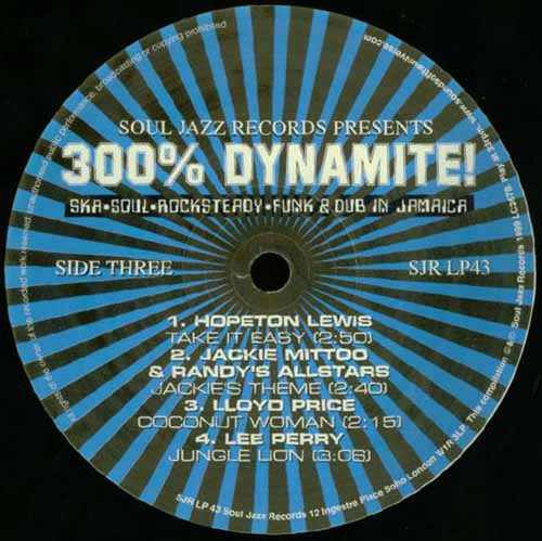 Various - 300% Dynamite! | Soul Jazz Records (SJR LP 43) - 5
