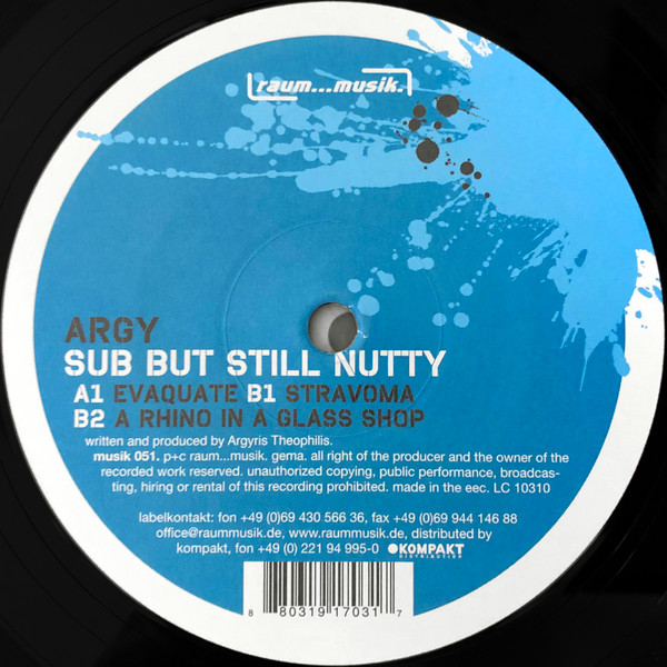 Argy - Sub But Still Nutty | Raum...musik (musik 051) - 2 Argy - Sub But Still Nutty | Raum...musik (musik 051) - 2