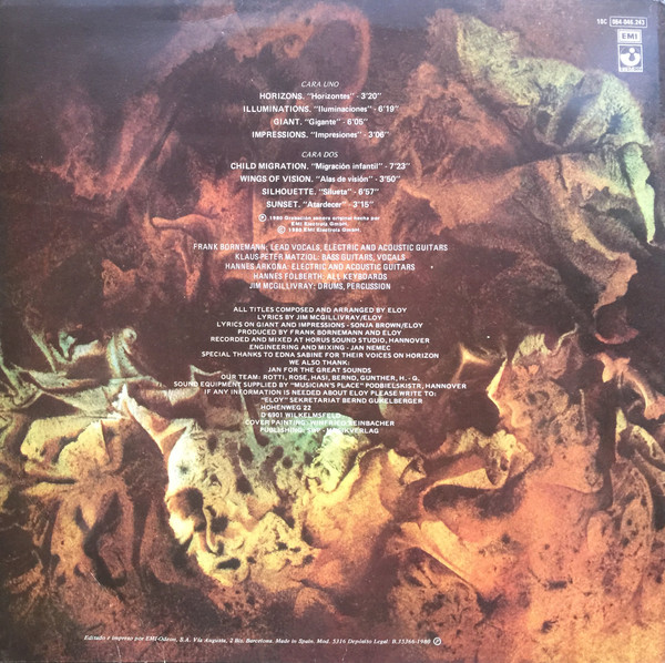 Eloy - Colours ("Colores") | Harvest (10 C 064-046.243) - 2