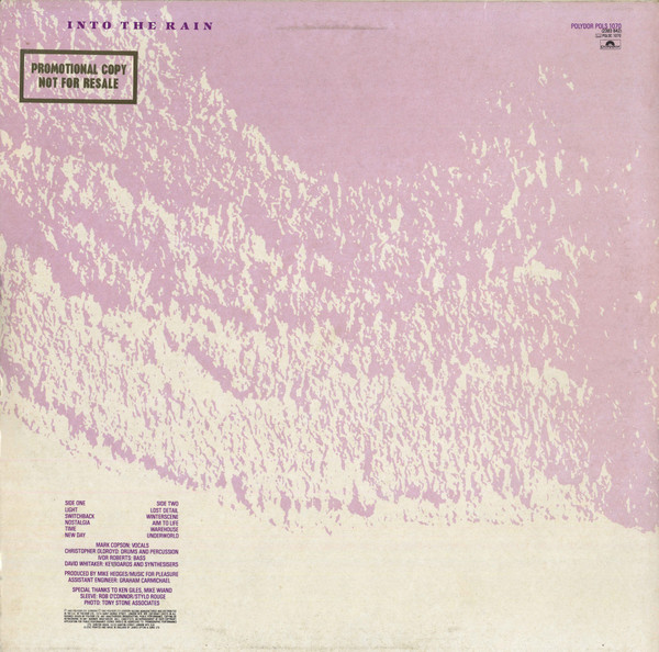 Music For Pleasure - Into The Rain | Polydor (POLS 1070) - 3