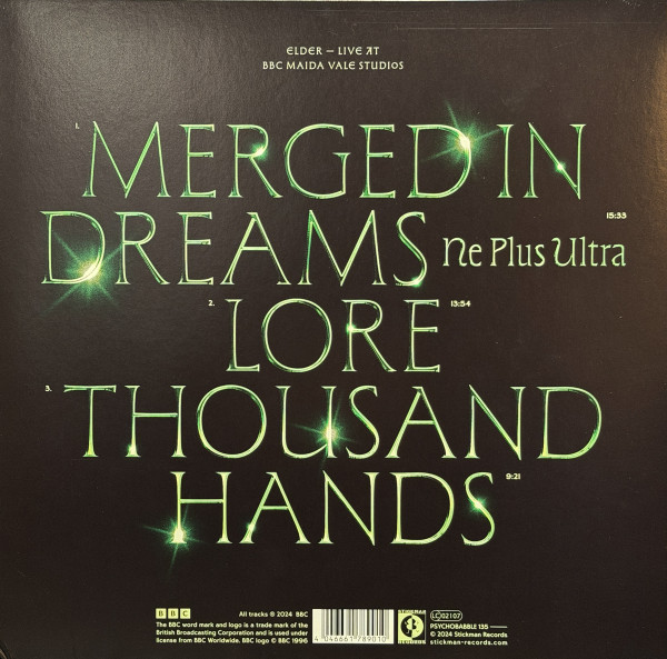 Elder - Live At BBC Maida Vale Studios (Red) 🔴 | Stickman Records (PSYCHOBABBLE 135) - 2