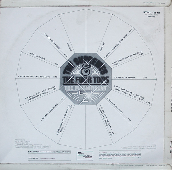 The Supremes & Four Tops - The Magnificent 7 | Tamla Motown (STML 11179)