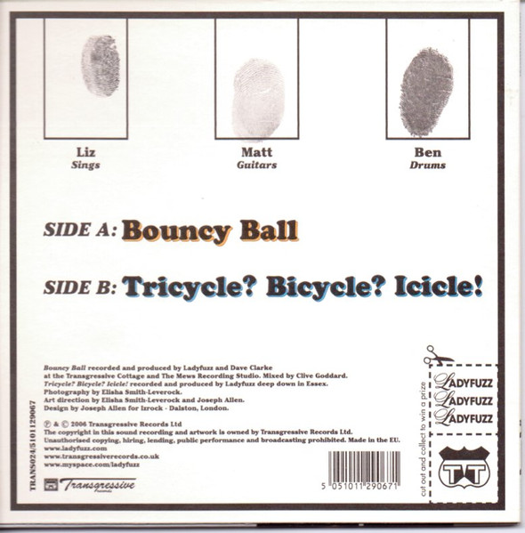 Ladyfuzz - Bouncy Ball | Transgressive Records (TRANS024) - 2
