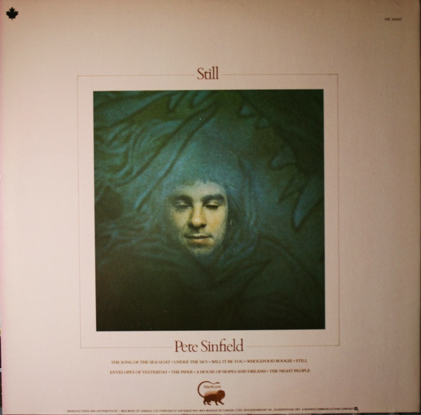 Peter Sinfield - Still | Manticore (MC 66667) - 4