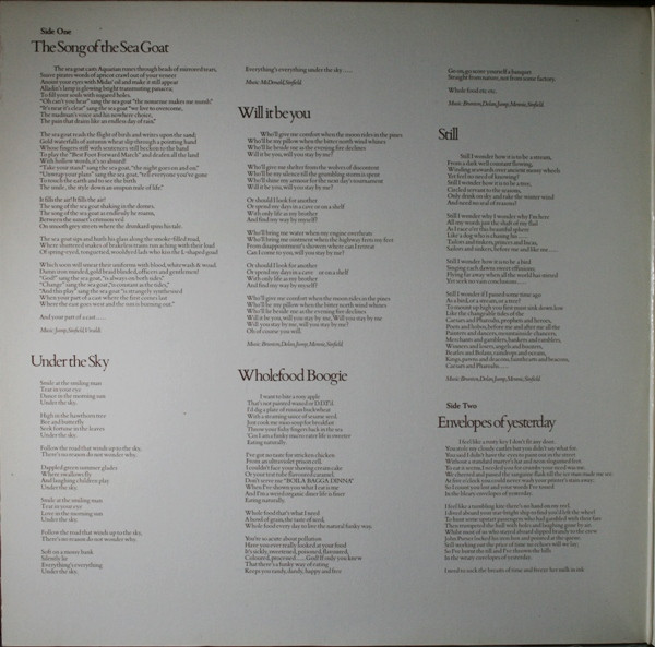 Peter Sinfield - Still | Manticore (MC 66667) - 2