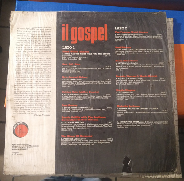 Various - Il Gospel | Musica Jazz (2MJP 1026) - 3