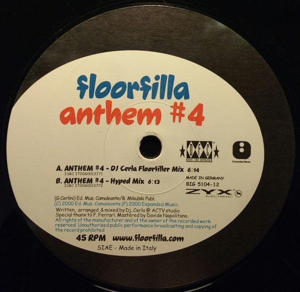 Floorfilla - Anthem #4 | B.I.G. (BIG 5104-12) - 3
