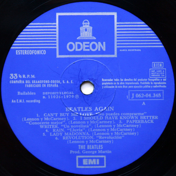 The Beatles - Beatles Again | Odeon (1 J 062 04.348) - 3