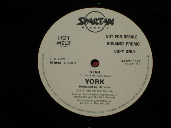 Dr. York - Plain As Black And White | Spartan Records (DJ12SP 127) - 2 Dr. York - Plain As Black And White | Spartan Records (DJ12SP 127) - 2