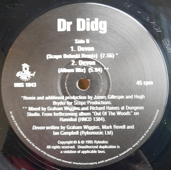 Dr. Didg - Devon | Hannibal Records (HNS 1043) - 2