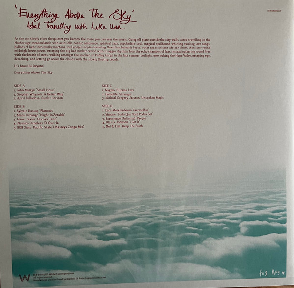 Luke Una - Everything Above The Sky | RE:WARM (REWARM020LP) - 2