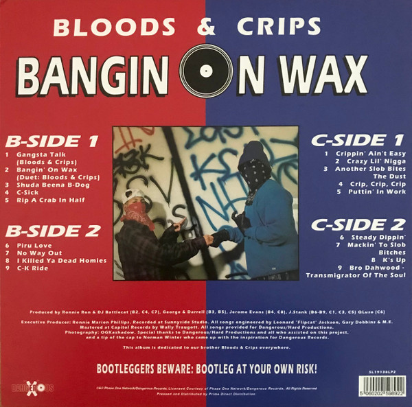 Bloods & Crips - Bangin On Wax | Dangerous Records (SL19138LP2) - 2