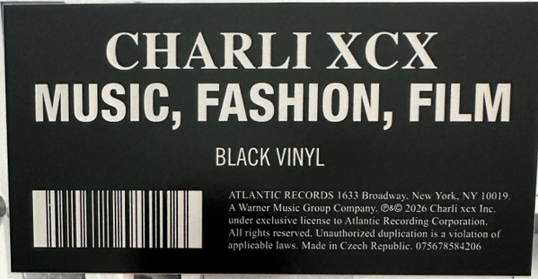 Charli XCX - Music, Fashion, Film | Atlantic (075678584206) - 4 Charli XCX - Music, Fashion, Film | Atlantic (075678584206) - 4