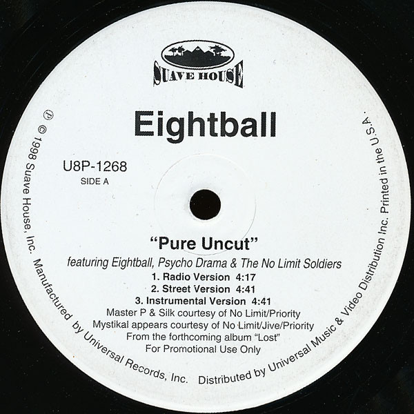 Eightball - Pure Uncut | Suave House (U8P-1268) Eightball - Pure Uncut | Suave House (U8P-1268)