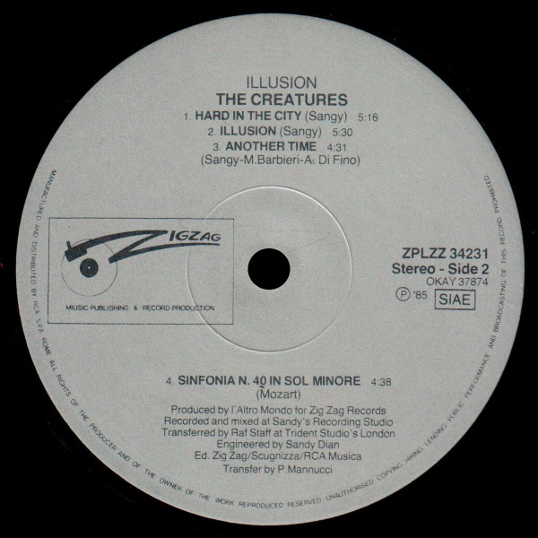 The Creatures - Illusion | Zig Zag Records (ZPLZZ 34231) - 6 The Creatures - Illusion | Zig Zag Records (ZPLZZ 34231) - 6
