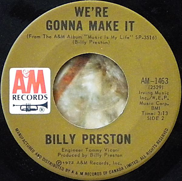 Billy Preston - Space Race | A&M Records (AM-1463) - 2