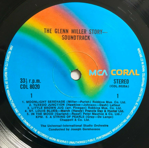 The Universal-International Orchestra - The Glenn Miller Story | MCA Coral (CDL 8020) - 3 The Universal-International Orchestra - The Glenn Miller Story | MCA Coral (CDL 8020) - 3