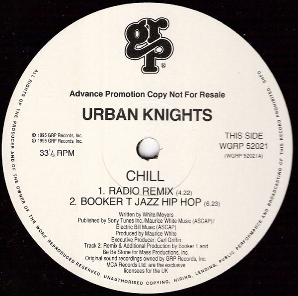 Urban Knights - Chill | GRP (WGRP 52021)