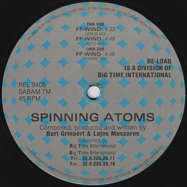 Spinning Atoms - FF-Wind | Re-load Records (REL 9405)