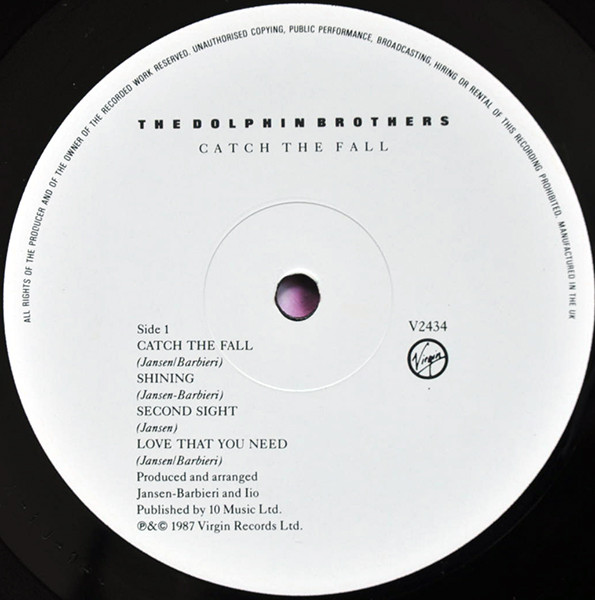 The Dolphin Brothers - Catch The Fall | Virgin (V2434) - 3 The Dolphin Brothers - Catch The Fall | Virgin (V2434) - 3
